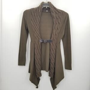 Small Sweater Cardigan Olive Long Sleeves Fairy The Fae Pixie vibes Boho